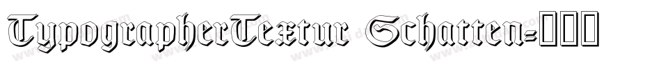 TypographerTextur Schatten字体转换